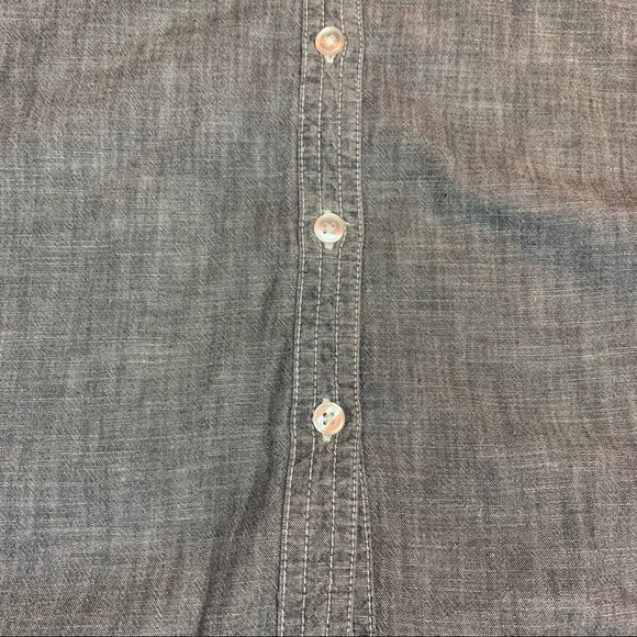 Old Navy Chambray Gray Button Down Shirt - Picture 5 of 16